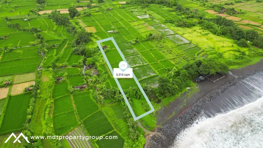 Beachfront Land for Sale in Klotok, Klungkung – 33.1 Are, Freehold