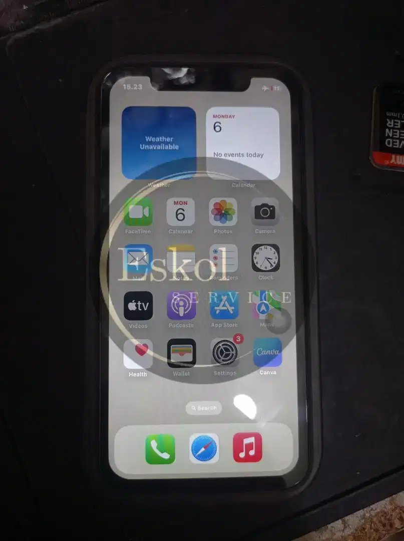 Ganti lcd iphone xr