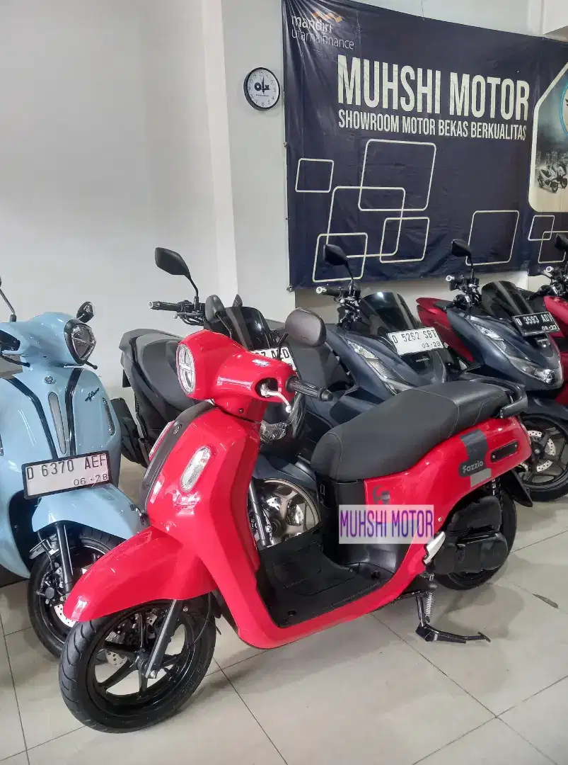 FAZZIO 125 NEO TAHUN 2022, SEPERTI BARU KM 10 RIBU, MUHSHI MOTOR