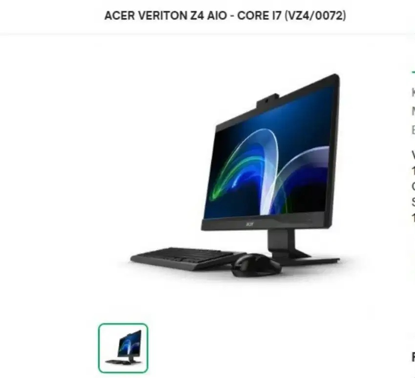 ACER VERITON Z4 AIO