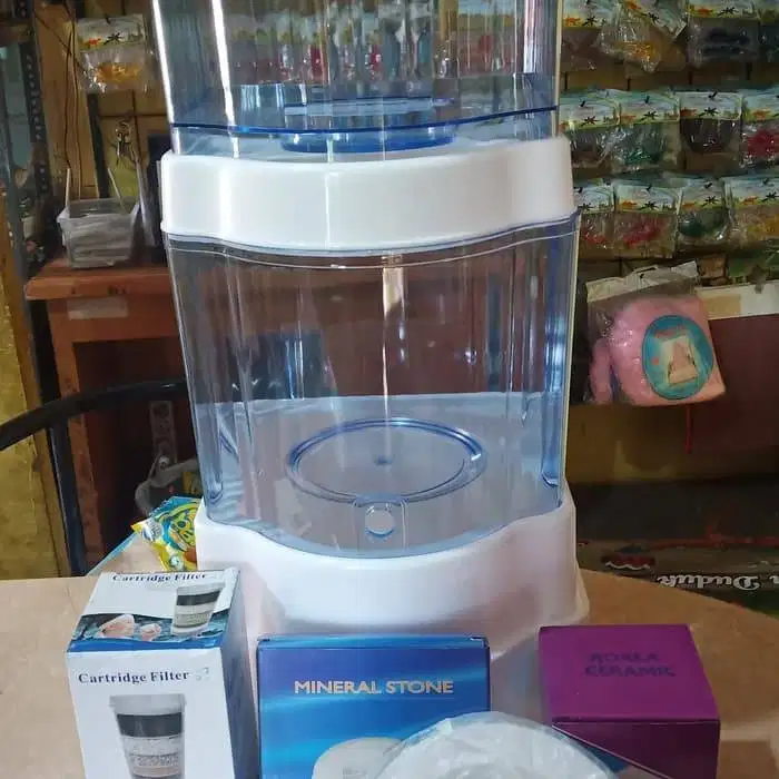 Promo hexagonal water purifier ukuran 28 liter murah mewah