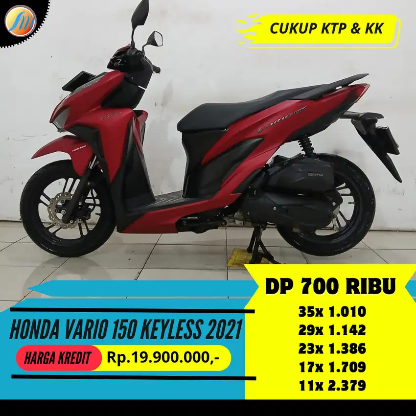 KTP DAERAH RUMAH KONTRAK BISA KREDIT HONDA VARIO 150 KEYLESS 2021