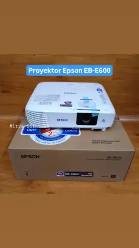 Proyektor Epson EB-E600 XGA 3LCD 3400Lumens Pengganti EB-E500 E500