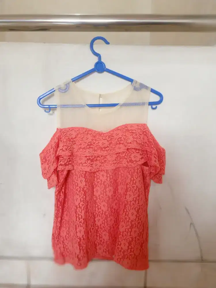 Baju atasa blukat warna pink