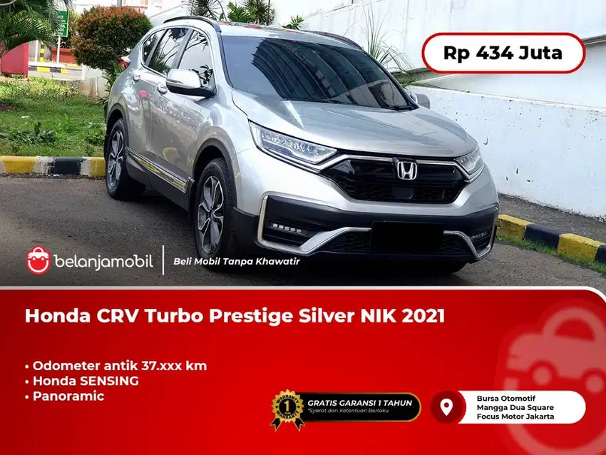 [KICK SENSOR] Honda CR-V Turbo Prestige Sensing Silver 2021/2022