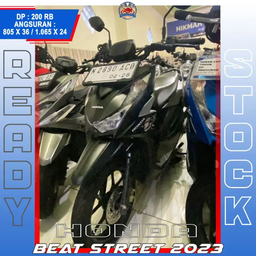 HONDA BEAT STREET 2023 BEKAS RASA BARU HIKMAH MOTOR KEPUH MALANG