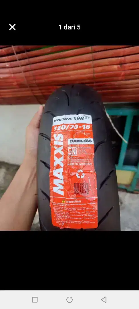 Ban xmax depan ukuran 120/70 15 maxxis