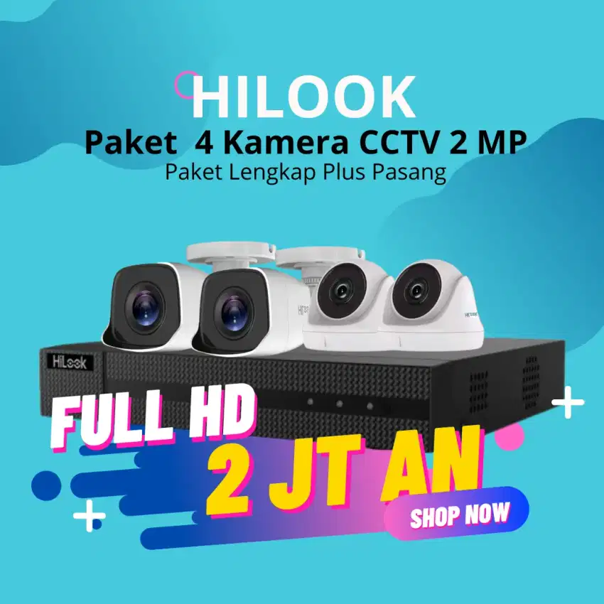 Paket 2 titik CCTV Plus Pasang