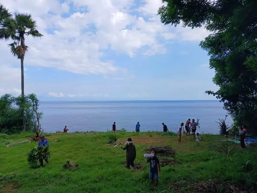 1500 sqm exotic clifftop land for sale in West Seraya, Karangasem