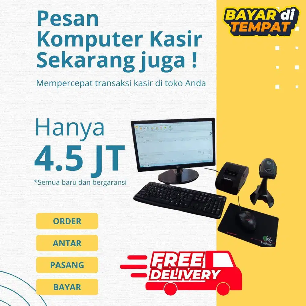 KOMPUTER KASIR KENDAL ( BARU DAN BERGARANSI )