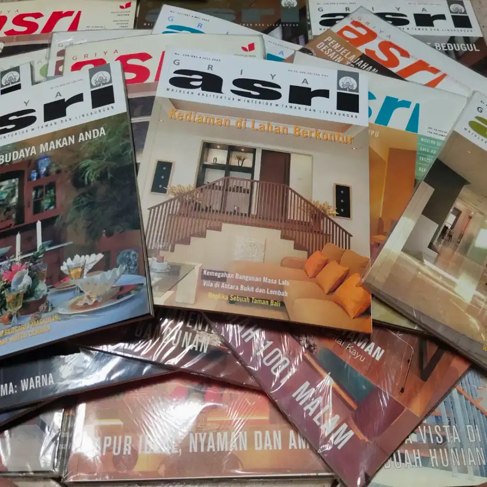 Majalah Desain Arsitektur Interior Griya Asri Laras dll
