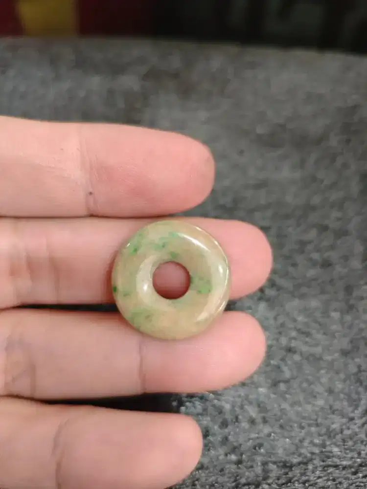 Batu Giok China Bulat Coin