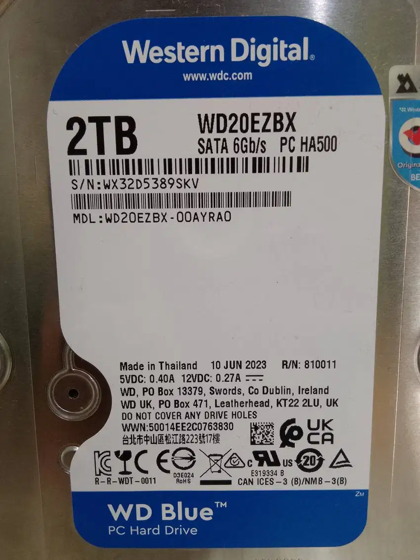 Hardisk WD Blue 2 TB