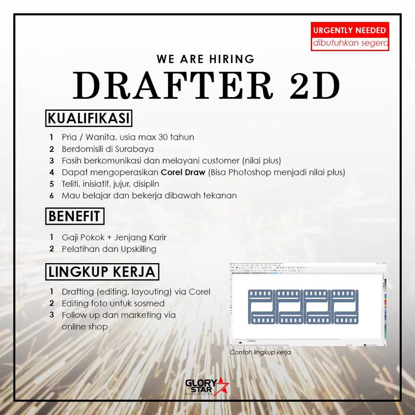 DRAFTER 2D COREL DRAW SURABAYA