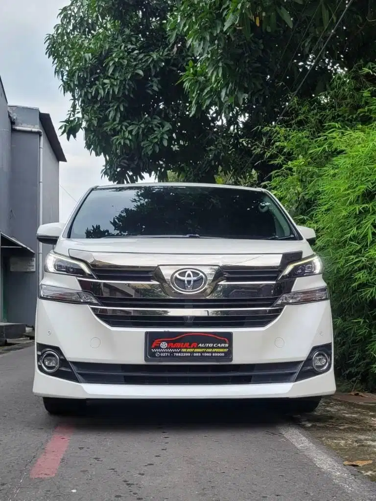 ALL NEW VELLFIRE 2.5 G ATPM TRANSFORMER,th registrasi 2016,km 70 rb an