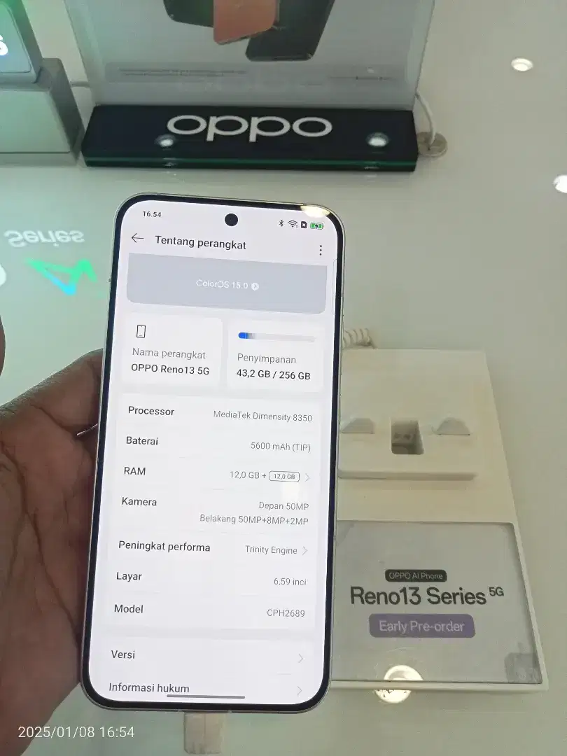 NEW OPPO RENO 13 5G ram 12/256 promo cicilan tanpa DP