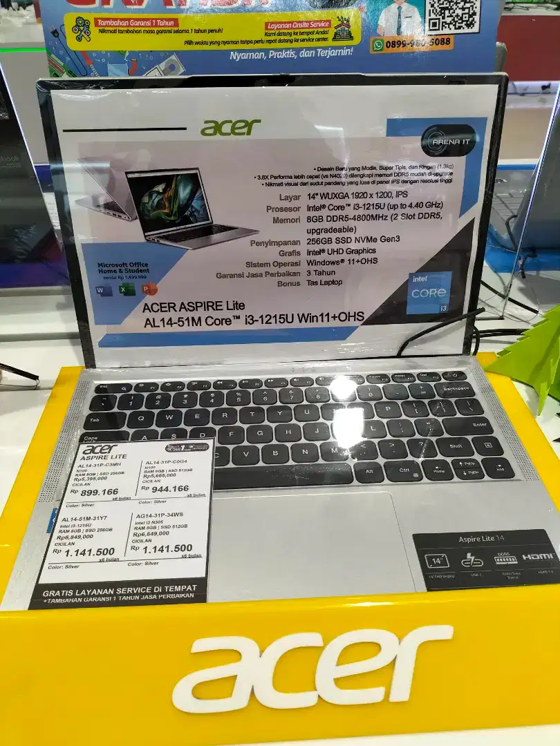 Promo laptop bebas 1x angsuran