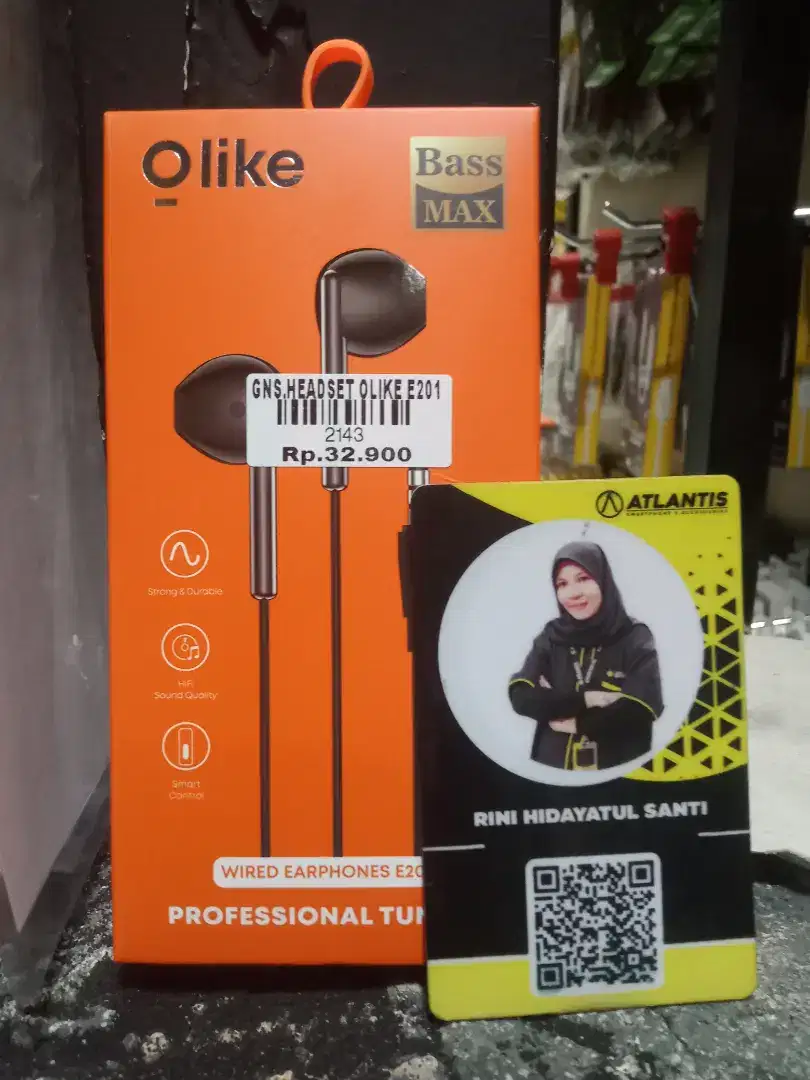 HEADSET OLIKE E201 | ATLANTIS DAHSYAT