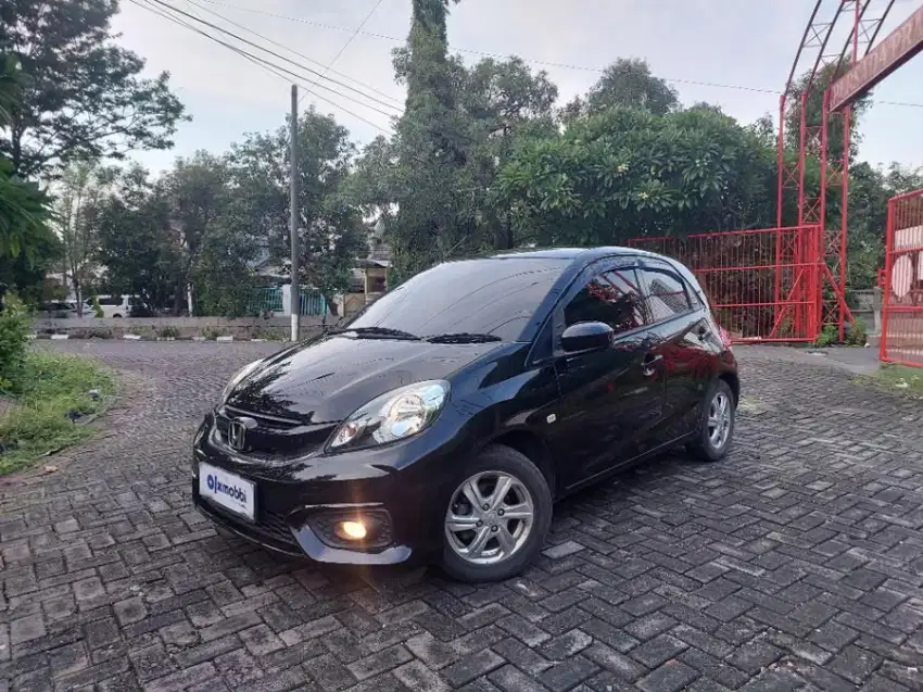 DP RENDAH Honda Brio Satya 1.2 E Bensin-AT 2017 HITAM ACF