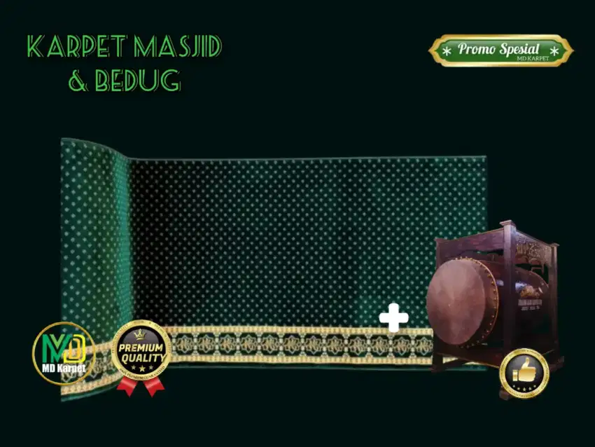 Karpet Masjid Grade A & Bedug