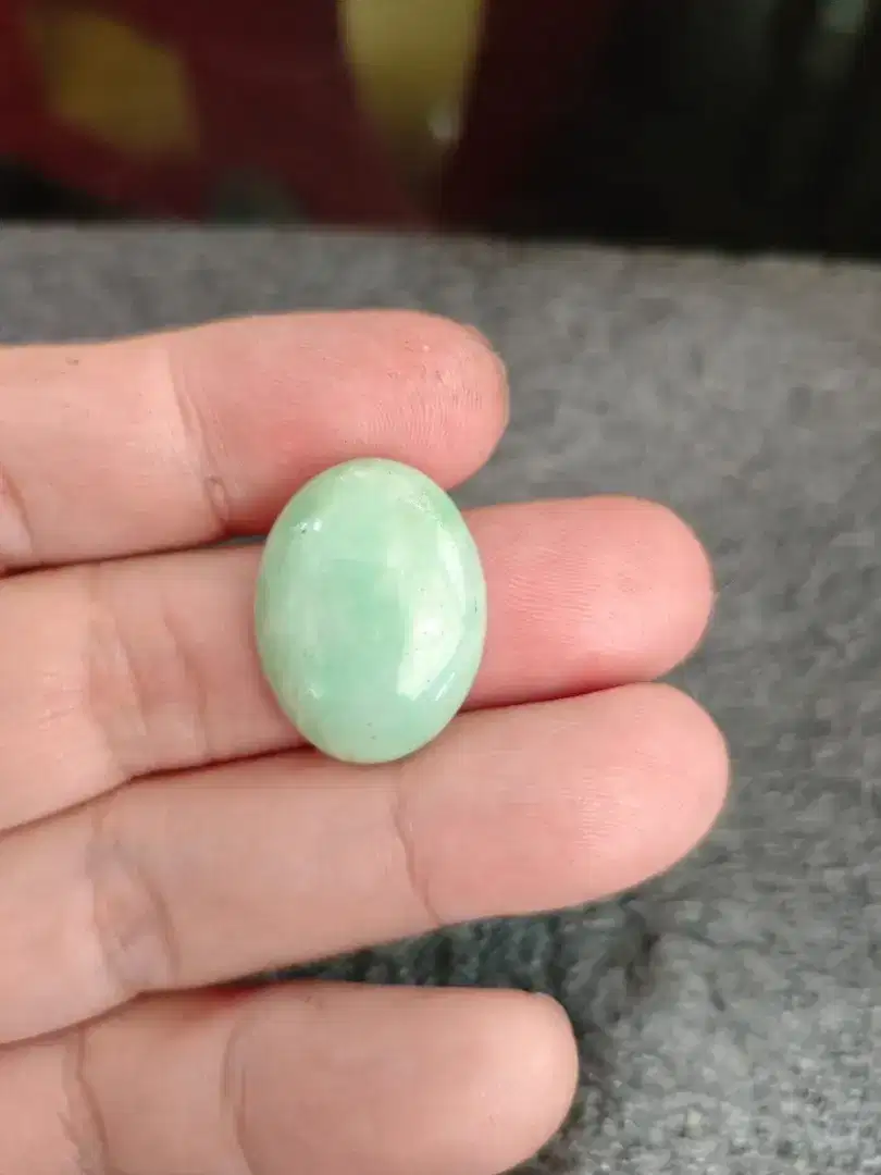 Batu Giok Hijau Apple Green