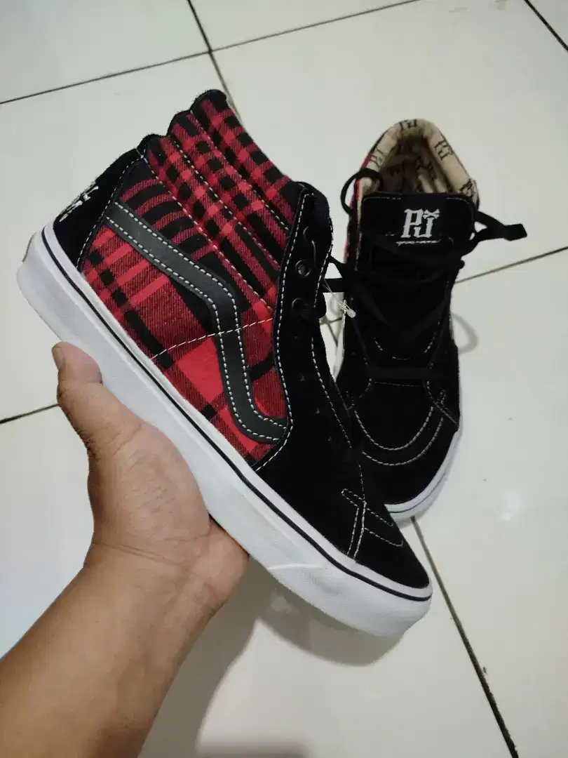 Vans sk8h pearl jam size 42 barang baru harga bekas