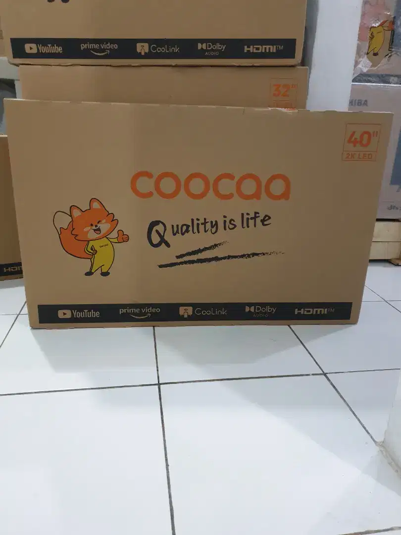 COOCAA SmartTV Digital 40 inch. Baru, Bisa COD