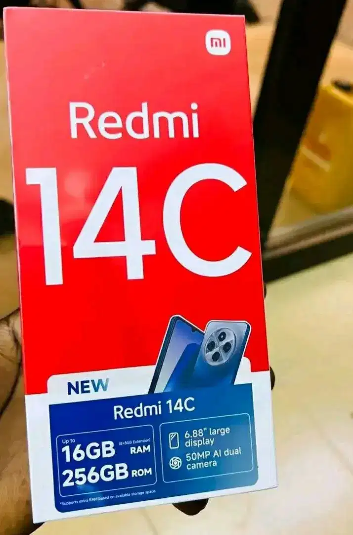 REDMI 14C RAM 6/128GB CICILAN MULAI 150ribu/bulan BISA TUKAR TAMBAH