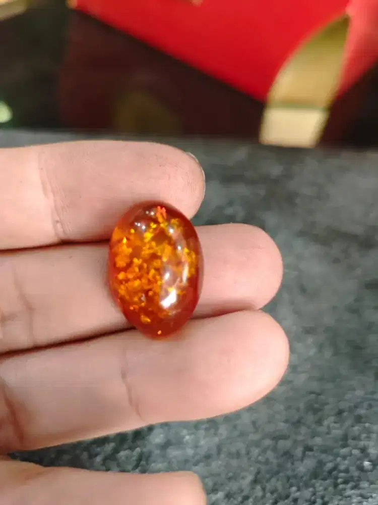 Batu Ember Jurassic Getah Pohon