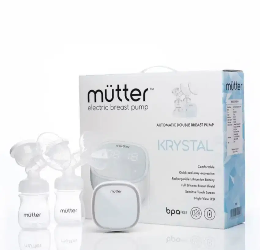 Pumping Mutter Krystal (Baru pakai 1 bulan)