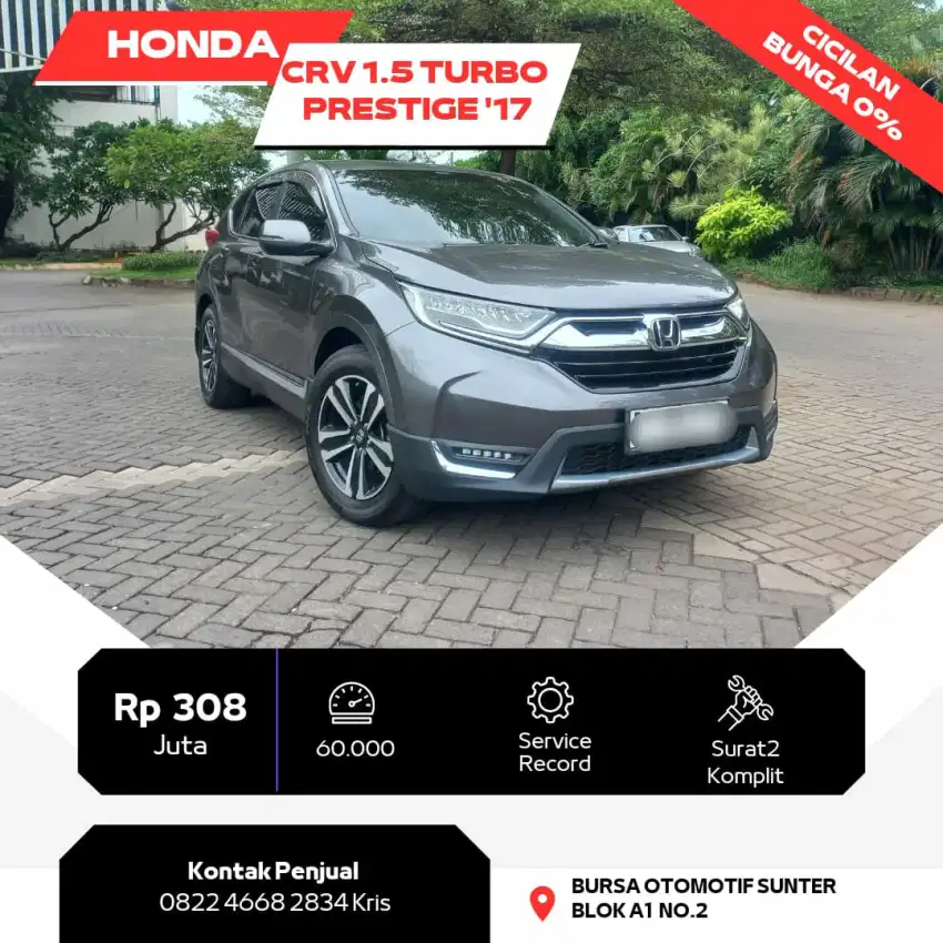 ORISINIL TERAWAT | HONDA CRV PRESTIGE TURBO 2017 PAKAI 2018