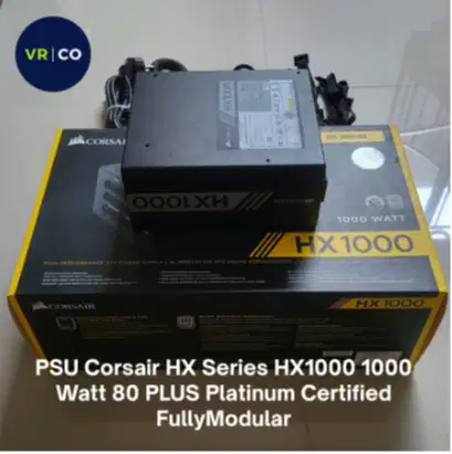 PSU Corsair HX1000 1000 Watt 80 PLUS Platinum Certified Fully Modular