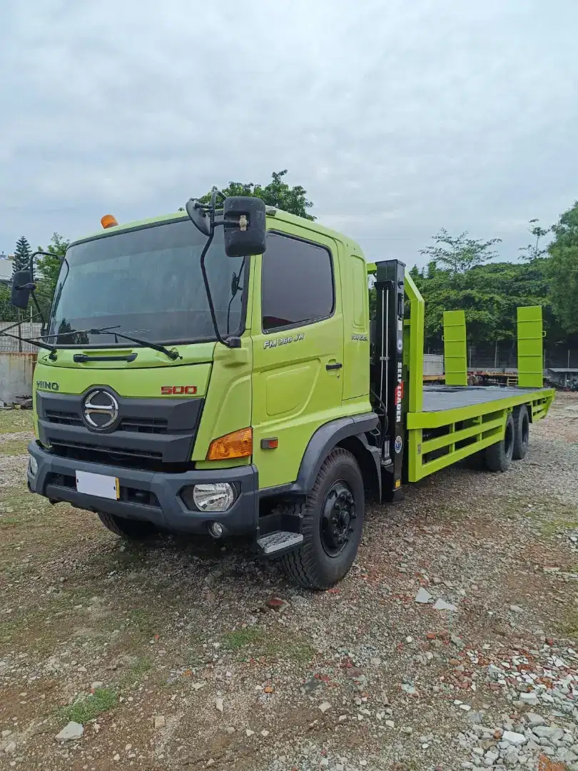 HINO LOHAN FM260JW LONG SELF LOADER 6X4 TRONTON ISTIMEWA SEKALI