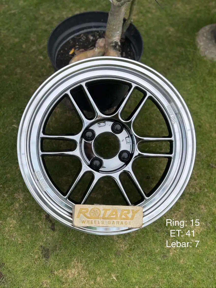 velg enkei rpf1 SBC Polish Lips ring15 BARU yaris jazz gk swift fiesta