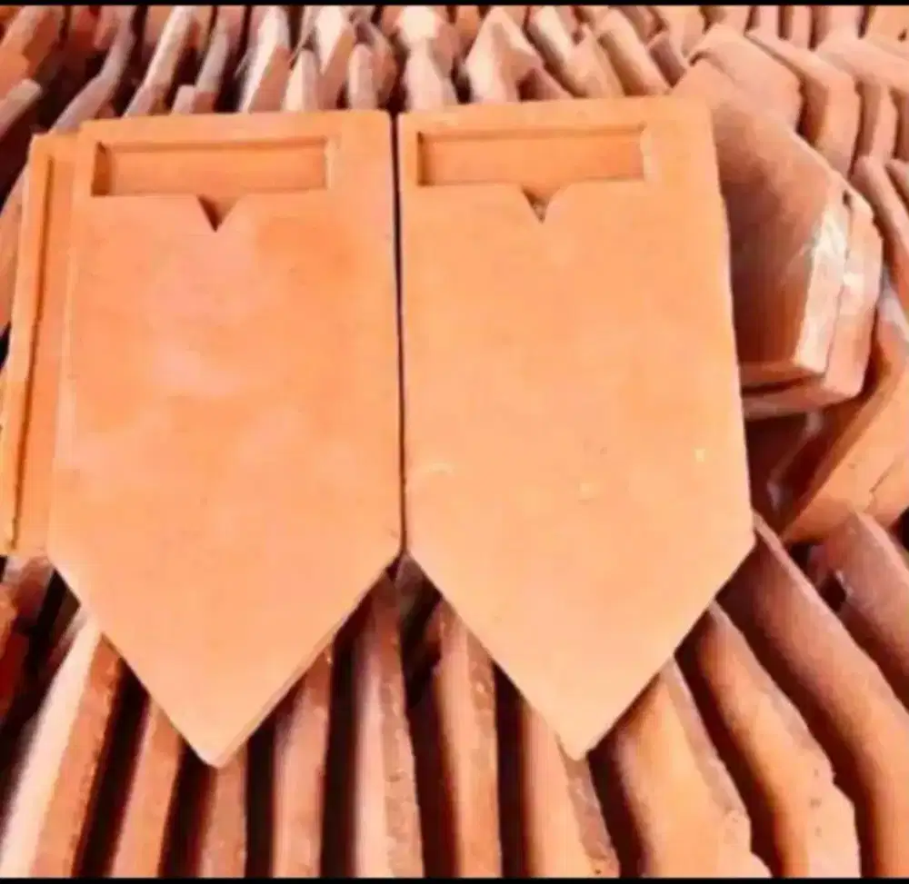 genteng sirap lancip dan oval