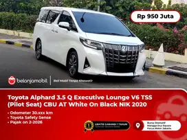 [ RARE ] Toyota Alphard 3.5 Q Executive Lounge V6 TSS White 2020/2021