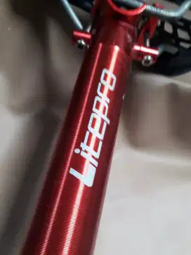 Litepro Seatpost plus sadel set sepeda lipat