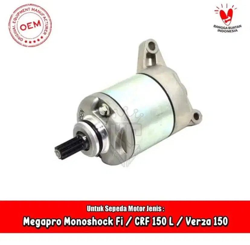 Dinamo starter original honda ahm crf megapro verza cb kye k18 k84