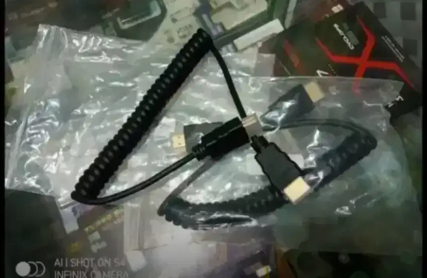 Kabel Hdmi Spiral 1,2m Standar