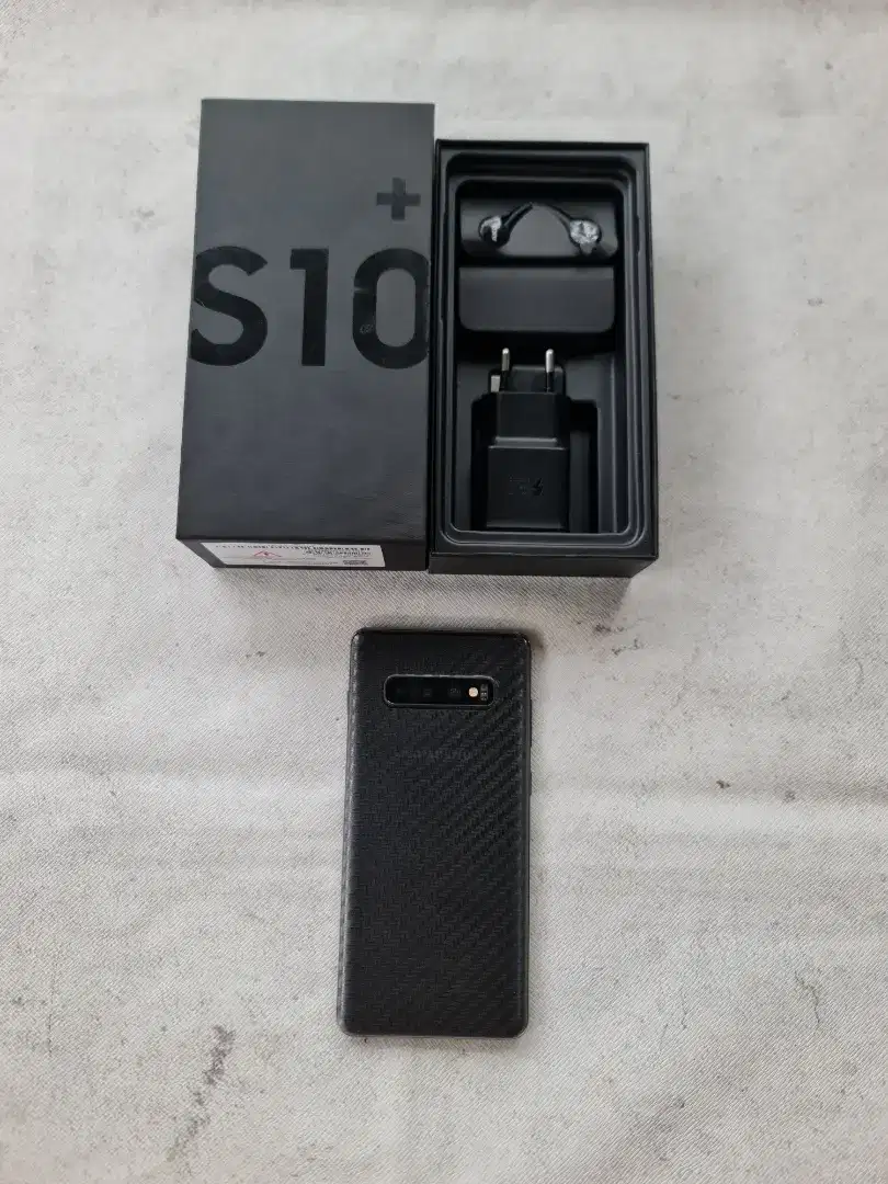 Samsung S10 Plus 8/128 GB Black Mulus Fullset Grs SEIN