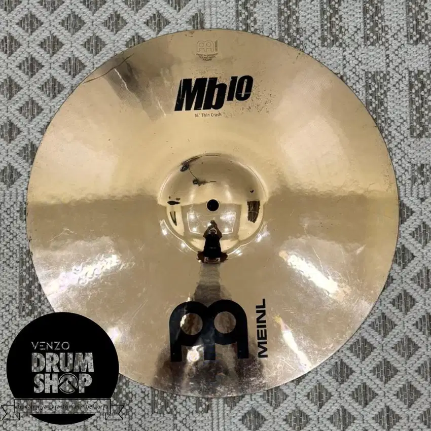 Cymbal Meinl MB10 Thin Crash 16 kondisi 92% 2nd