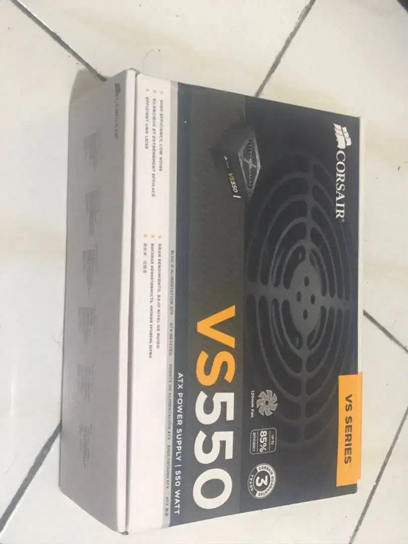 PSU Corsair VS550 GARANSI PANJANG FULLSET RESMI DTG VS 550 Watt Murah