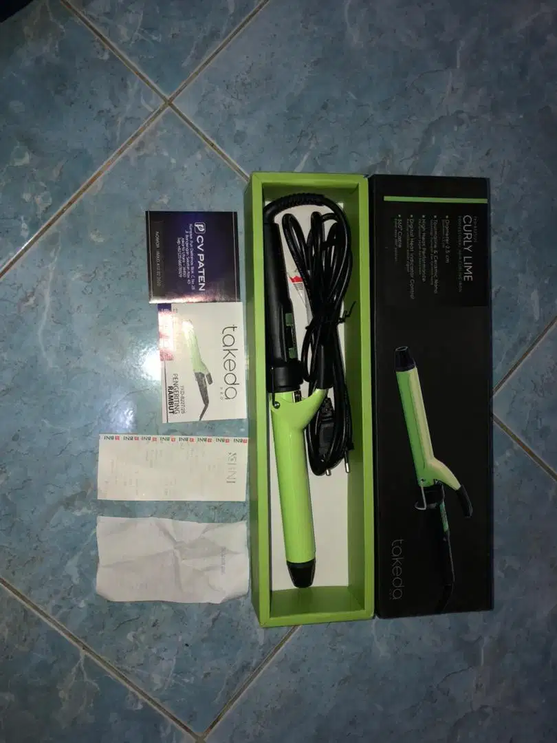 Catokan Rambut Takeda Pro Curly Lime