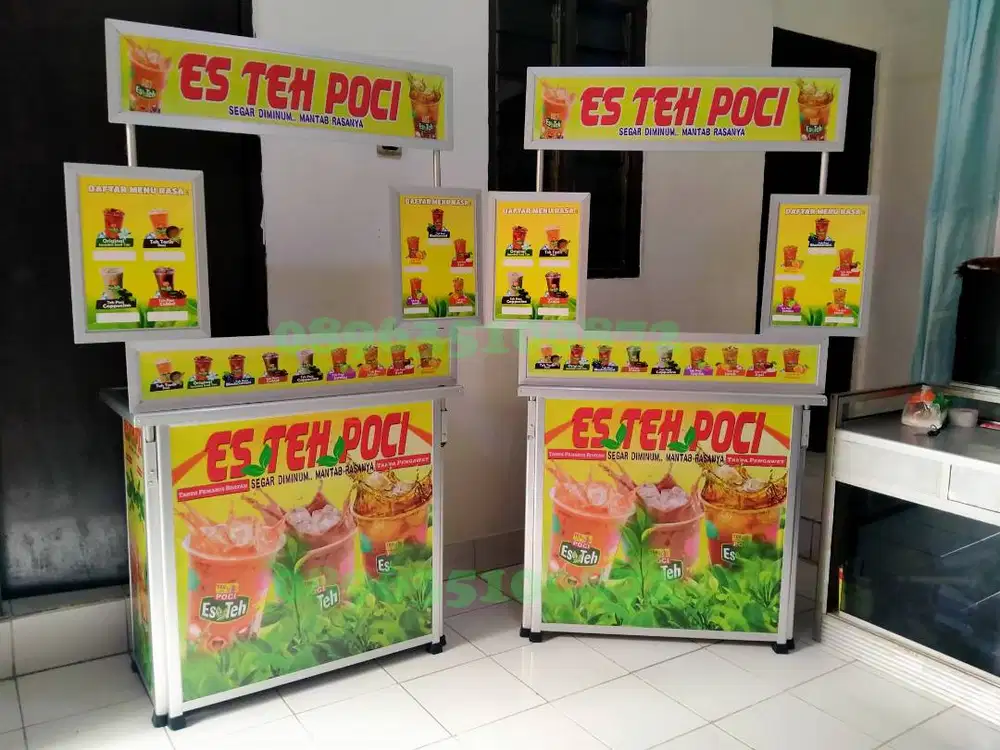Paket ES Teh Poci Booth Bonus rasa rasa