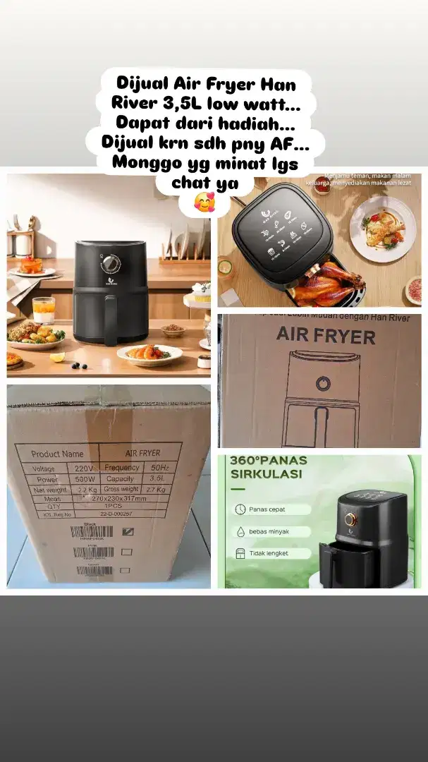 Dijual Air Fryer