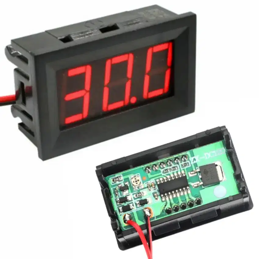 voltmeter dc 12v baru