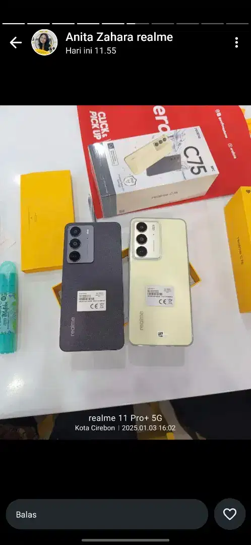 Ikut numpak lapak realme c75