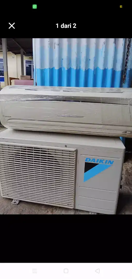 AC Daikin Thailand 1/2 PK second bagus