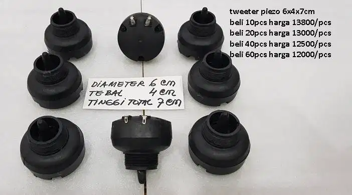 tweeter piezo 6x4x7cm beli 10pcs