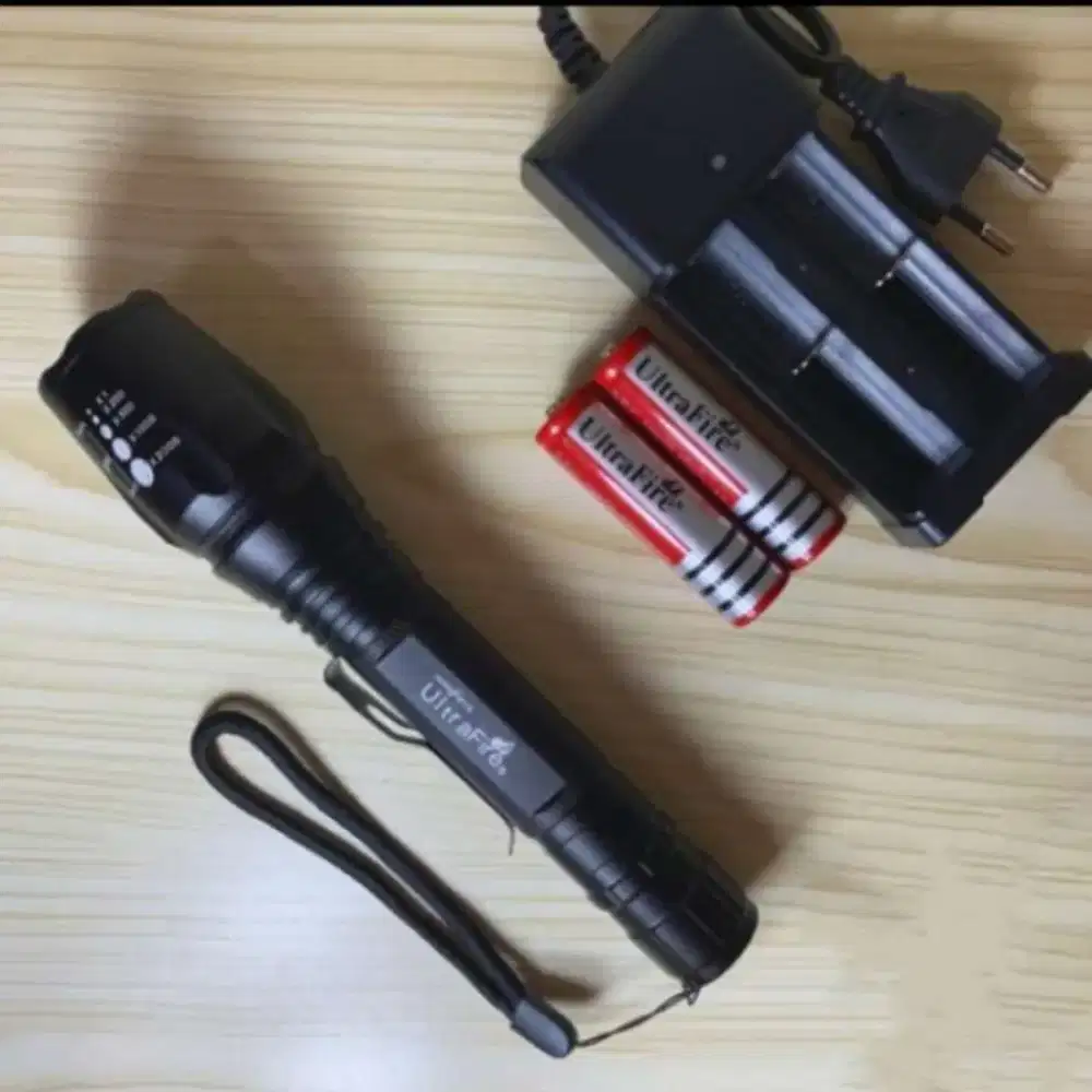 senter penerangan 2batrai lengkap